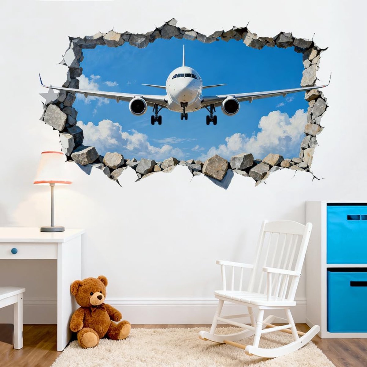 Muurstickers Stickers Decor Verwijderbare Schil en Plak, 2 Vellen 30x 96CM Vinyl Muurschilderingen voor Slaapkamer Woonkamer Naaikamer Badkamer Klaslokaal