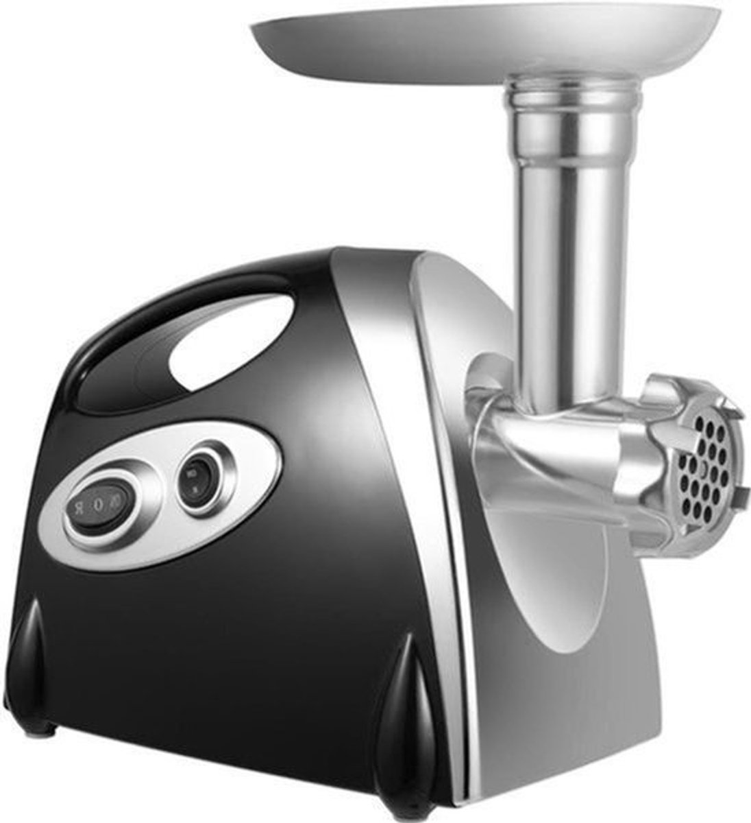 Elektrische Vleesmolen – Vleesmaler – Gehaktmolen – Worstmaker – Mincer – 800W Vermogen – 3 Snijplaten & 4,5 cm Lemmetdiameter