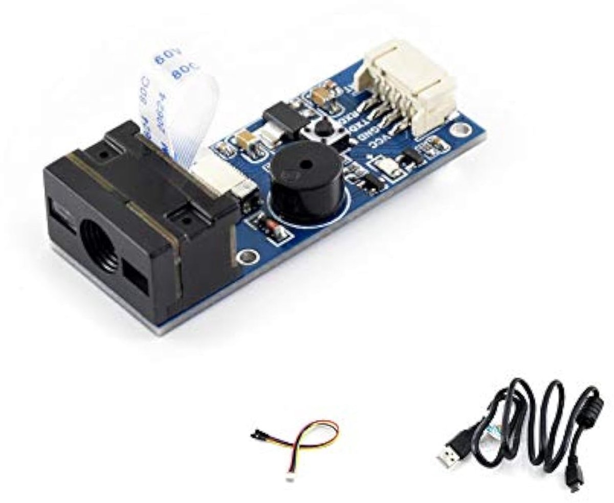 Elzusha - 1D/2D Barcodescanner Module met Micro USB en UART Poort
