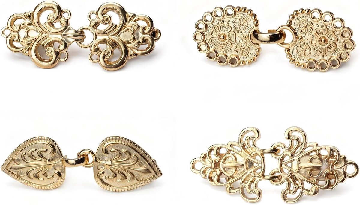 4 stuks retro trui-clips, stijlvolle cardigan clip en broches voor kleding, praktische sluitingen voor jassen en truien, ideale clips voor kleding voor vesten, sjaals en capes