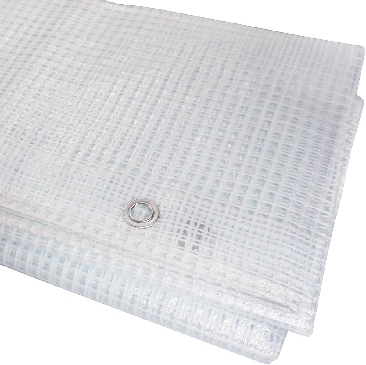 Zeil, 3 x 4 m, waterdicht, transparant net, 100 g/m², oogjes, autobescherming, multifunctioneel