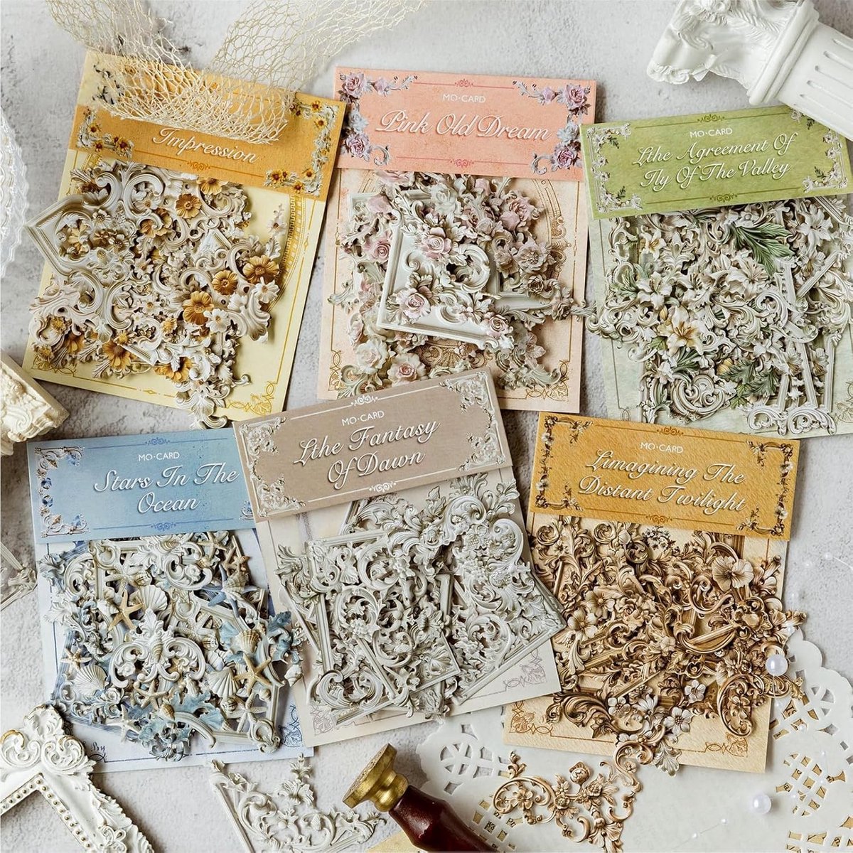 Vintage Hoekjes voor Scrapbooking - Multicolor - 120 Stuks - Decoratieve Papier Hoeken met Retro Ontwerpen - Voor Creatieve Projecten
