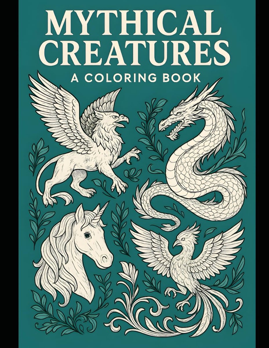Creatures: A Coloring Book