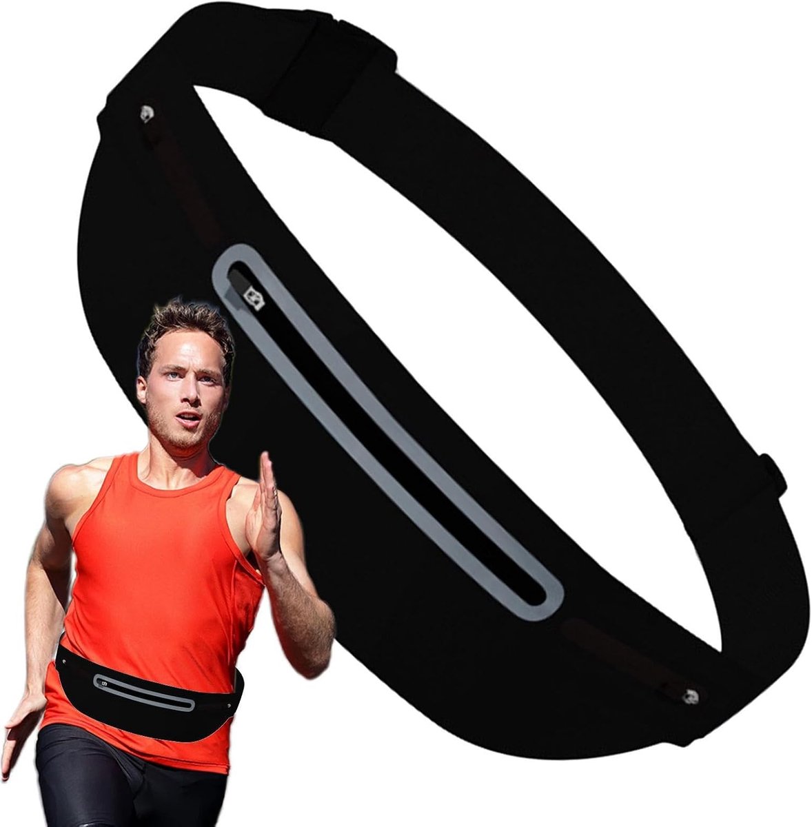 Reisriem Voor Hardlopen Waterdichte Telefoon Organizer Buiktas Voor | Sportaccessoire Multifunctionele Gordelopslag voor Fietsen Klimmen Wandelen Joggen Hond Uitlaten