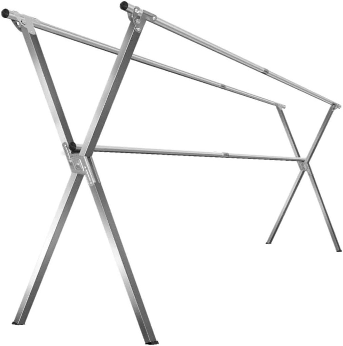 Droogrek Opvouwbaar - Kledingrek Staand - Kleding Drogen - Roestvrij Staal - 240cm - One Color