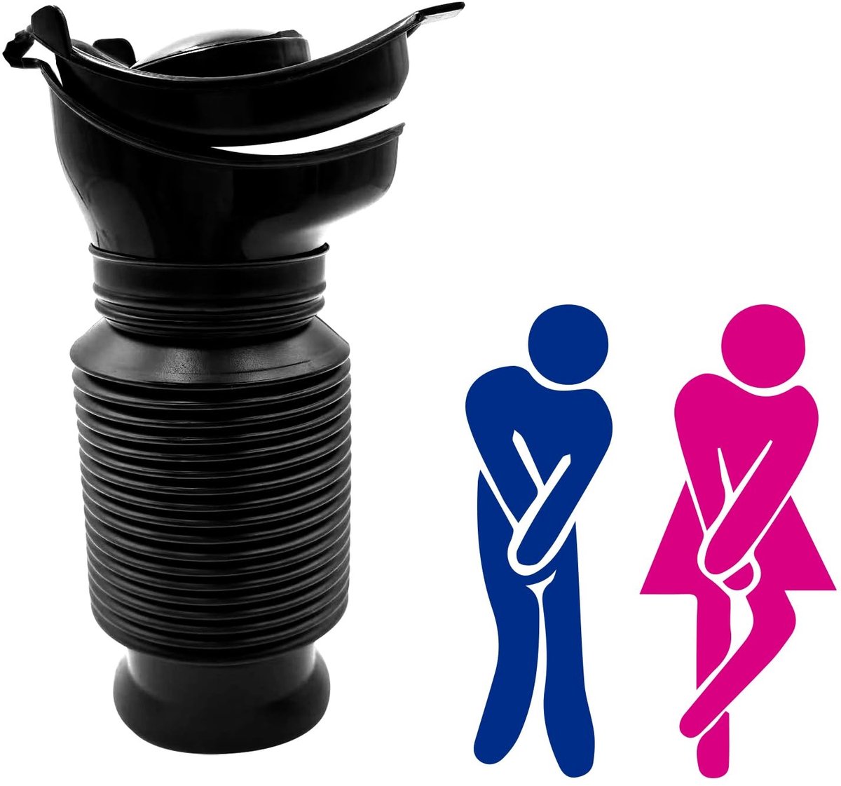Omgoods - Vouwbare Urinefles voor Mannen en Vrouwen, 750 ml