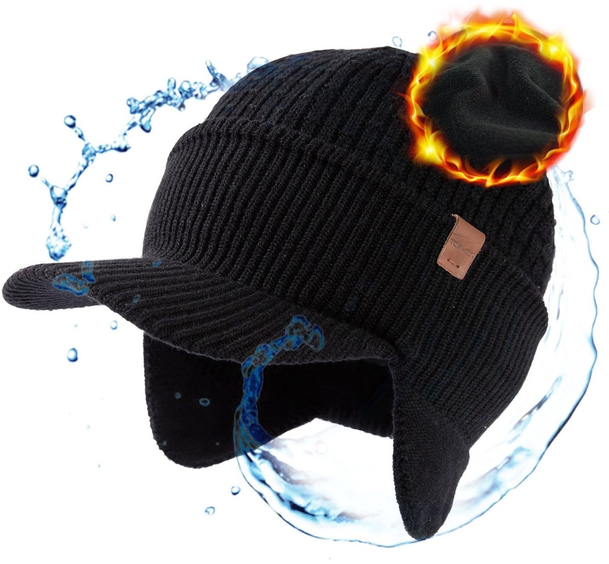 Omgoods - Waterdichte Winter Beanie van Merino Wol