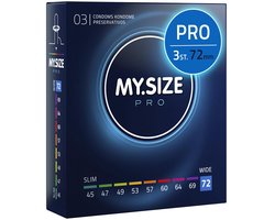 My.Size Pro Condooms - 72 mm 3 stuks