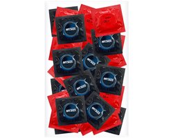 MY.SIZE condooms 60 mm – 25 stuks in foliezakje – XXL condoom met perfecte pasvorm & zekerheid – Dun, transparant, huidvriendelijk & comfortabel – Maat 60