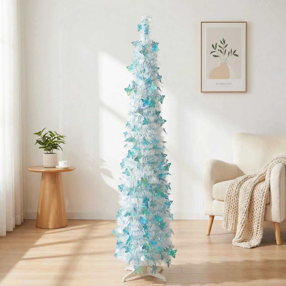 SolidKeus - 5FT Holografische Decoratieve Boom met Fairy Lights