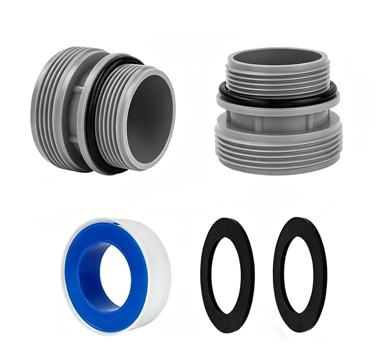 SolidKeus - Set van 2 Verbinders voor 40mm Zwembadslangen