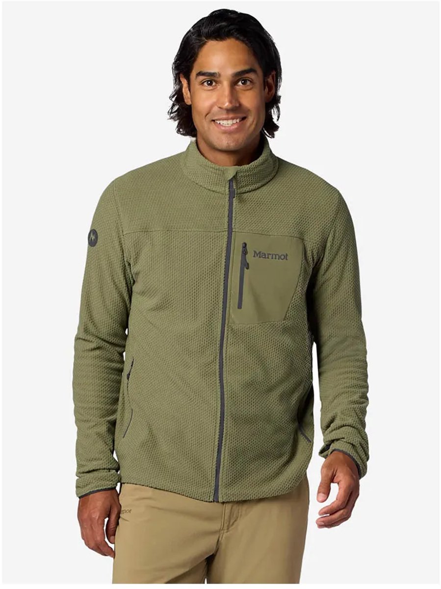 Marmot Airfleece Fleece Met Volledige Rits Groen 2XL Man