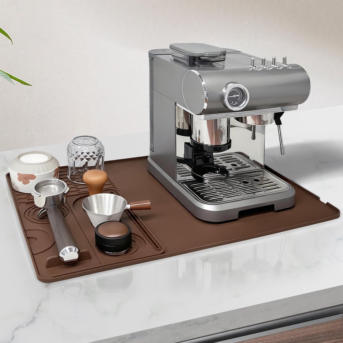 SolidKeus - Silicone Koffiemat 58 x 40cm voor Koffiebars