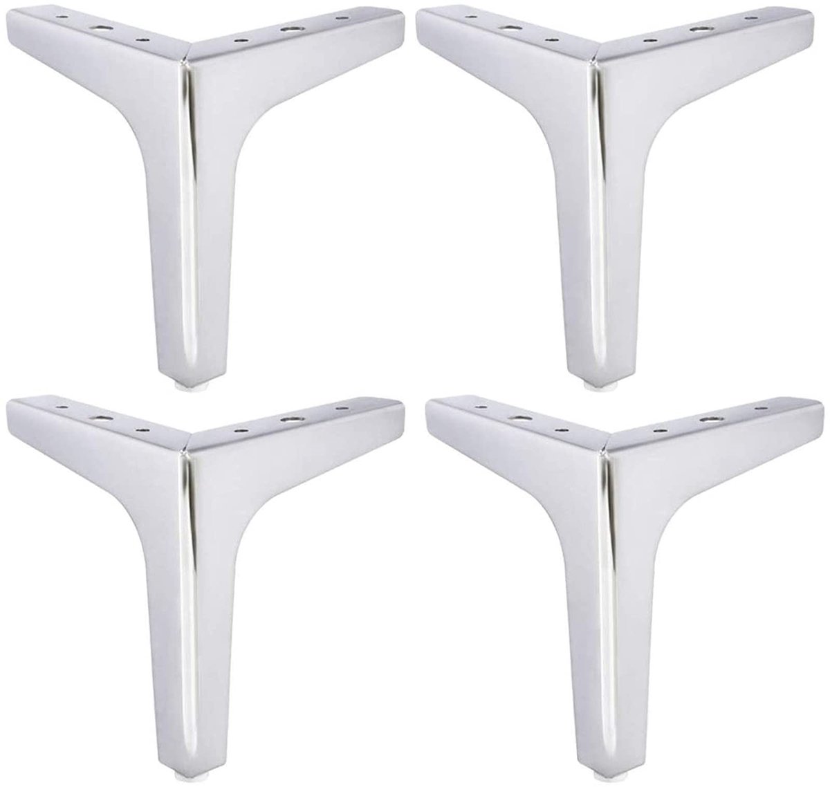 SolidKeus - Set van 4 Metalen Meubelpoten voor Sofa