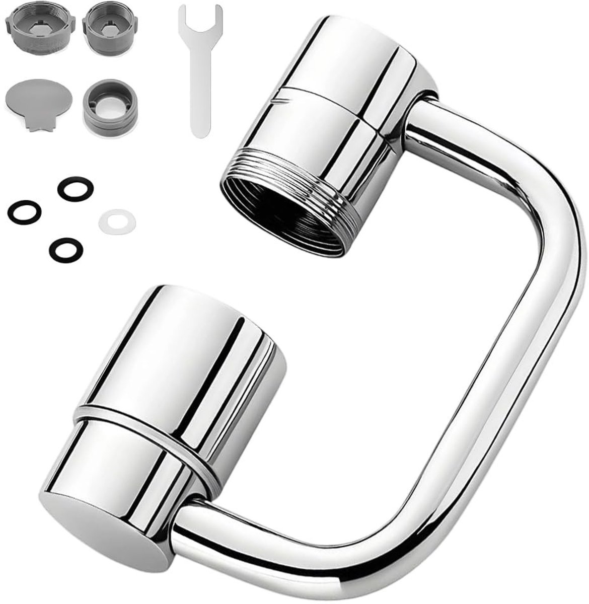 SolidKeus - Rotating Faucet Attachment voor Keuken en Badkamer