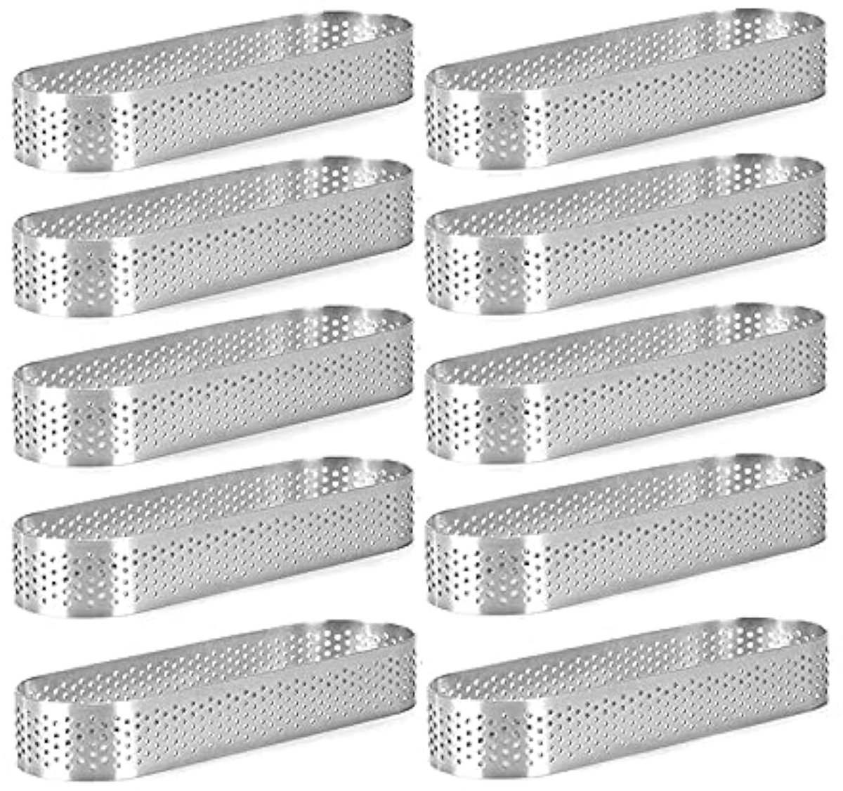 SolidKeus - Set van 10 Ovale Cake Mallen voor Bakken en Desserts
