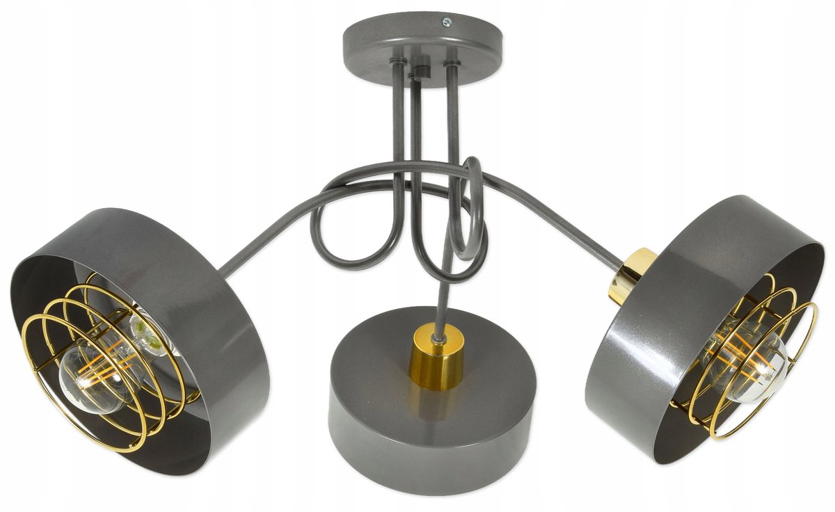 Moderne Plafondlamp met 3xE27 Fitting - Stijlvol en Functioneel