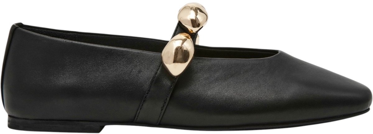 Steve Madden Dames Ballerina Zwart SM11005437/017 Poppin
