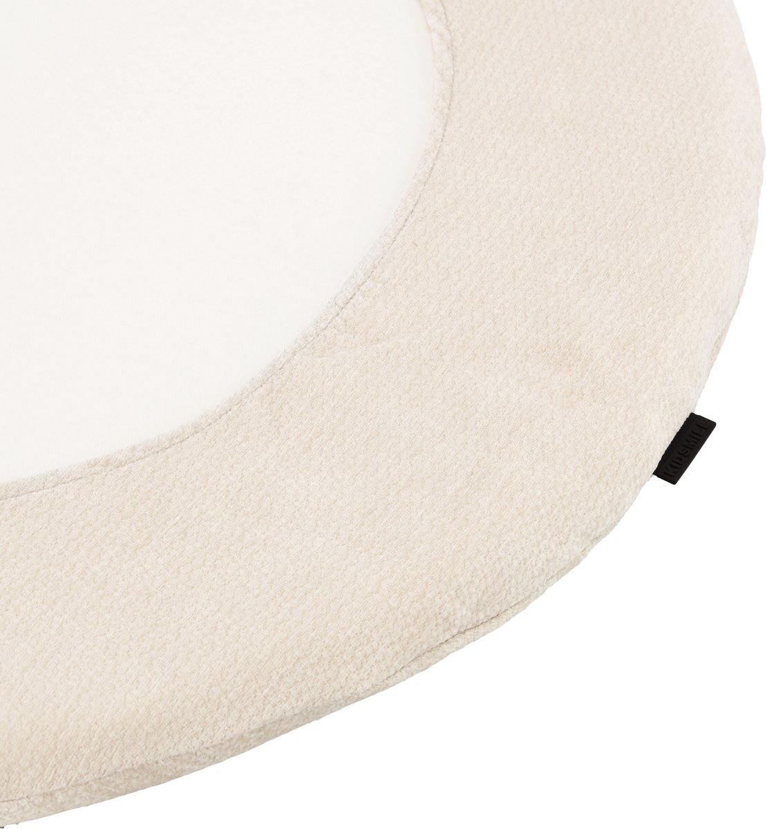 Kidsmill Boxmatrashoes Rond - Ø 90 cm - Chenille - Sea Pearl