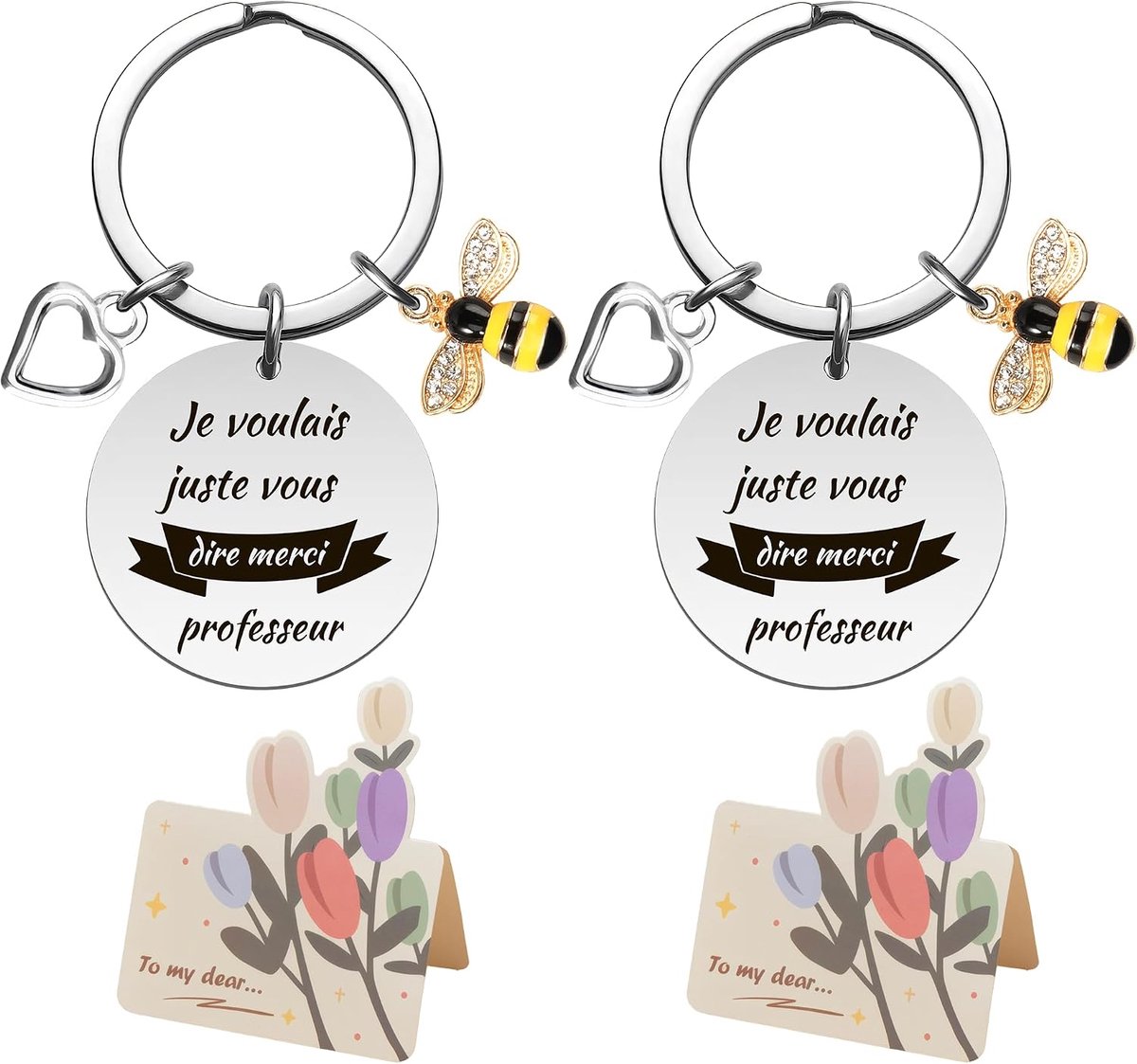 2 schooldocenten geschenken, lerarengeschenken, schoolleraren geschenken voor het einde van het jaar, bedankje, leraren, cadeaus voor leraren, gepersonaliseerde cadeaus voor leraren, Meerkleurig