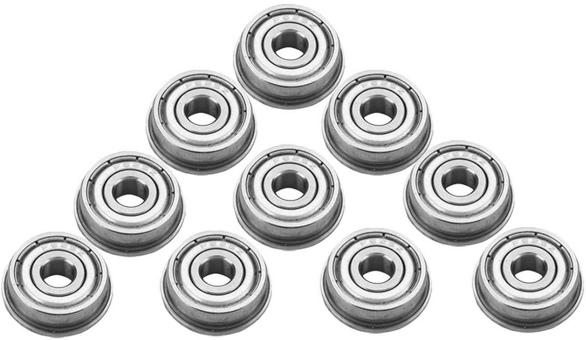 Lagers 10pcs F625ZZ dubbel-afgeschermde Miniatuur Flens Kogellagers 5 x 16 x 5mm