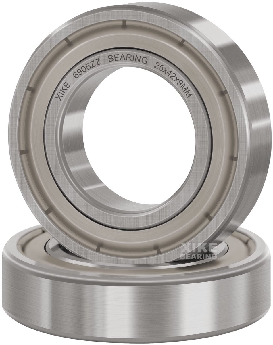 SolidKeus - Set van 2 Ball Bearing 6905ZZ 25x42x9mm met Bilaterale Metaal Seals