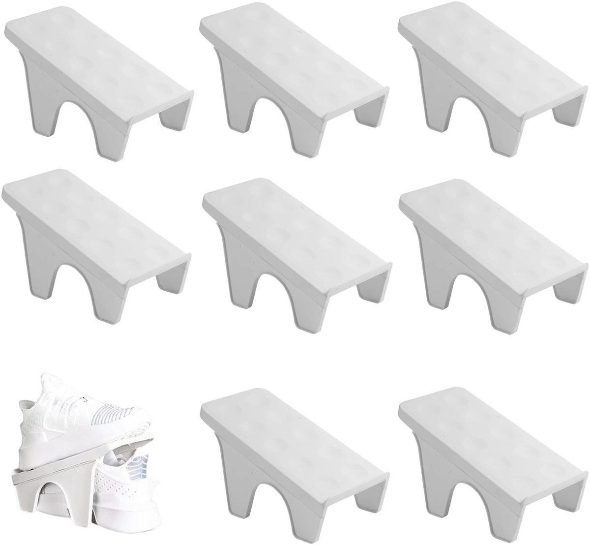 SolidKeus - Shoe Organizer met 8 Antislip Schoenhouders