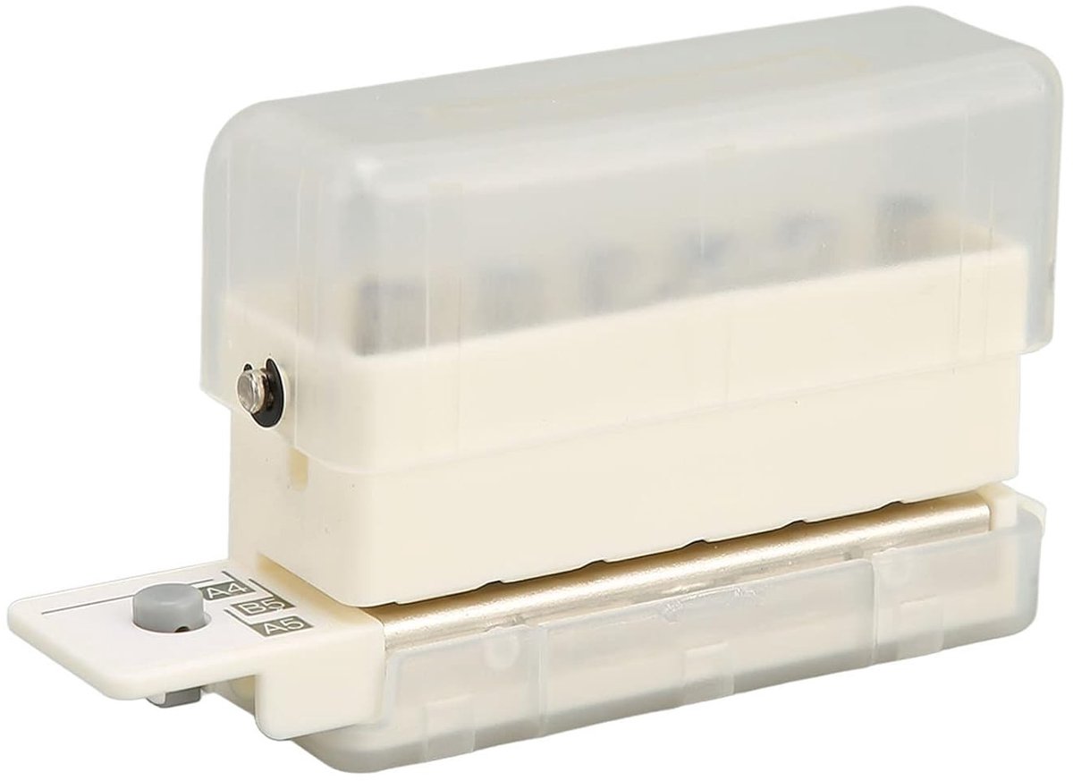 Multifunctionele 6-Hole Paper Hole Punch voor A5, B5 en A4 Documenten - Ideaal voor Flipbooks en Binding
