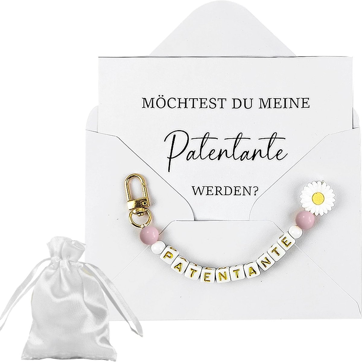 SolidKeus - Christelijke Cadeauset met Sleutelhanger, Wenskaart en Sieradenzakje