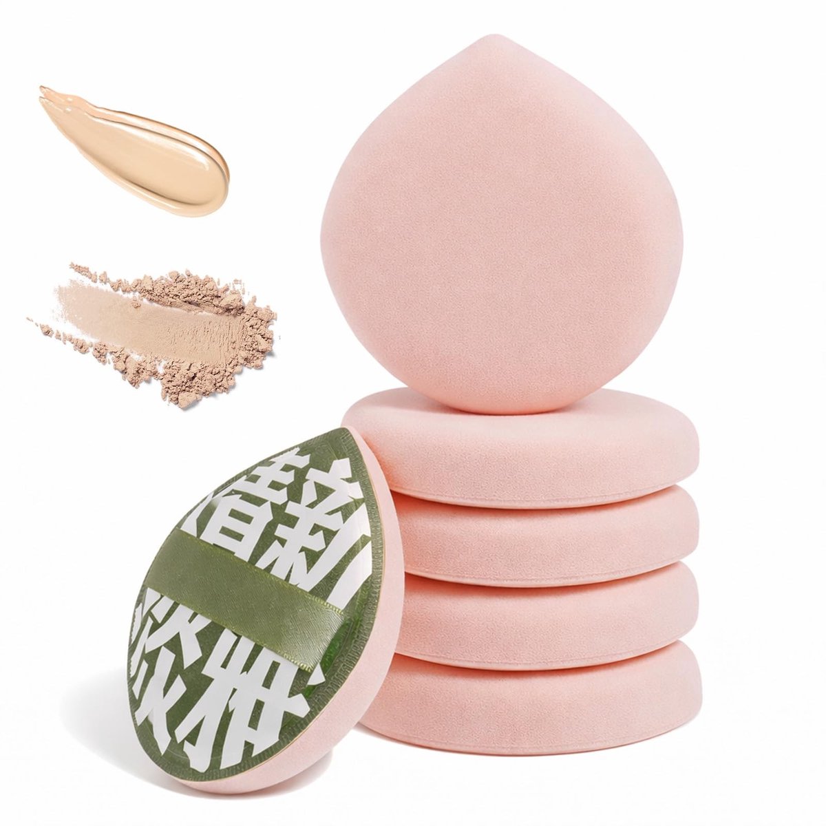 SolidKeus - Set van Herbruikbare Make-upsponzen voor Foundation