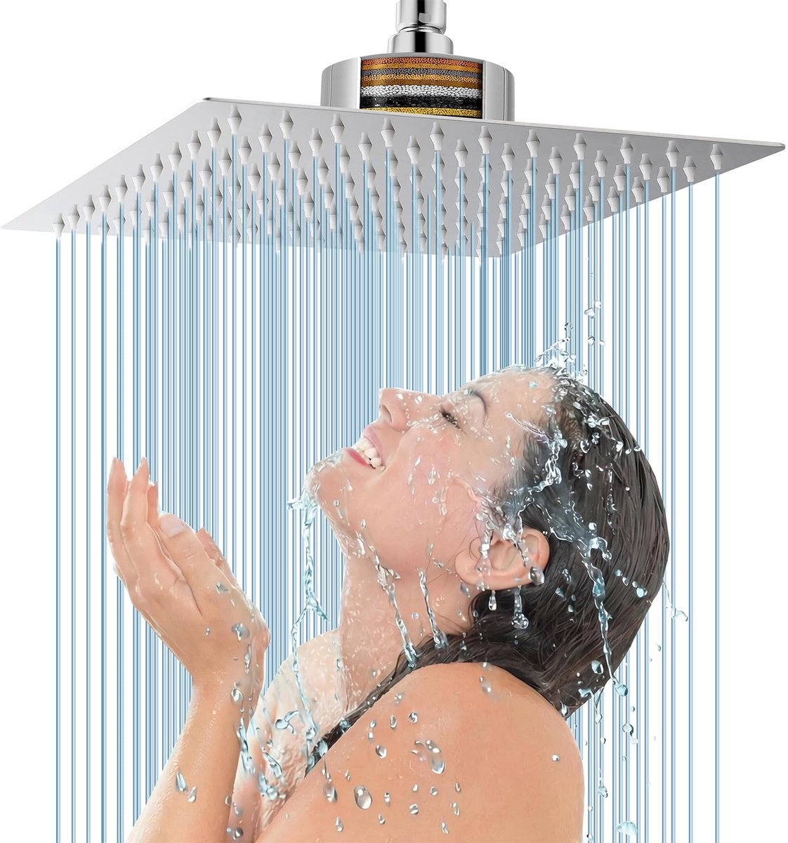 SolidKeus - Luxe Regendouchekop met Filter voor Hoogdrukdouche