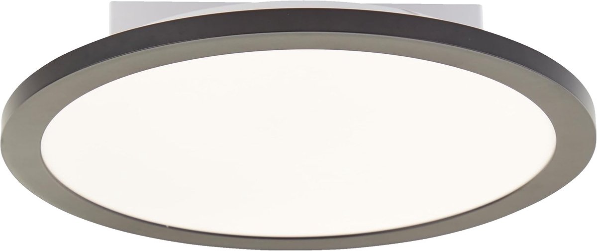 Basic LED opbouwpaneel | Ø 29 cm | tijdloos wand- & plafondpaneel | LED opbouwpaneel, Ø29cm, 16W, 1600lm, 4000K, zwart, rond
