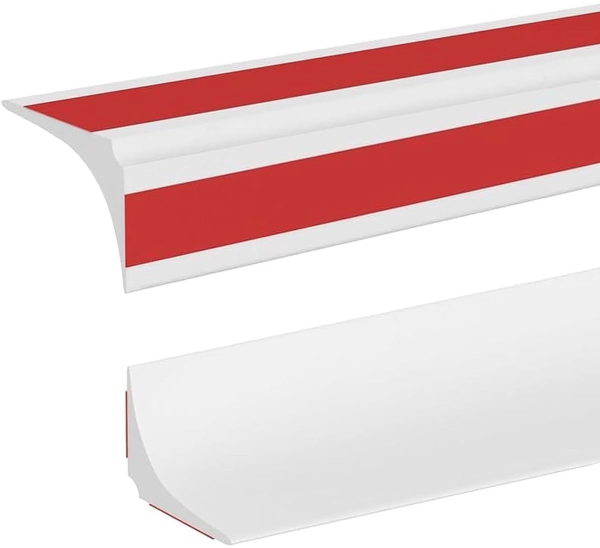 Siliconen Douche Drempel Waterafscheiding,Zelfklevend Waterruimte Badkamer Vloerafscheiding,Afdichtingstrip,Kalkwaterafhoudstrip Voor Wasbak Frameloze Douchedeur,Wit(1M,15x15mm)