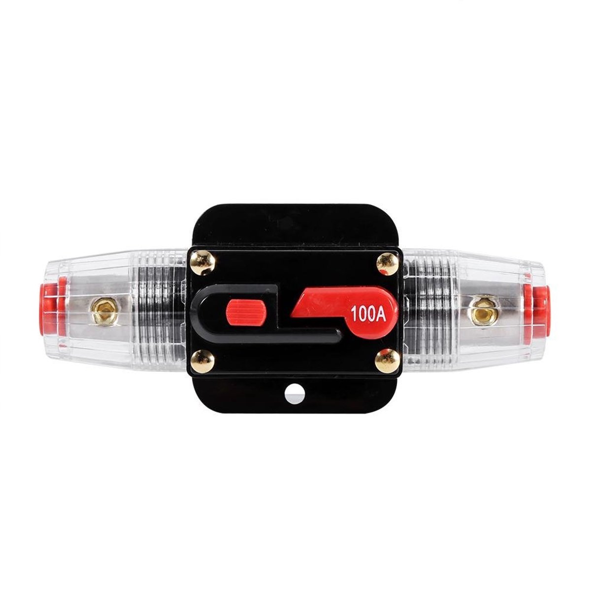 12 V veiligheidsvenster waterdicht, auto power uncter met 100 A circuit breaker, boot power 12-24 V nieuwe legering en kunststof