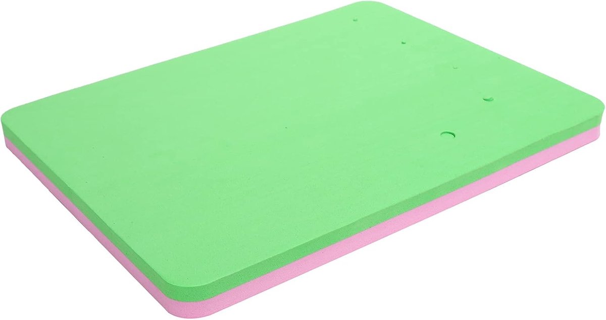 Foam Pad Rechthoekige met 5 Gaten Roze Groen voor Suikerbloem, Cake Decoratie