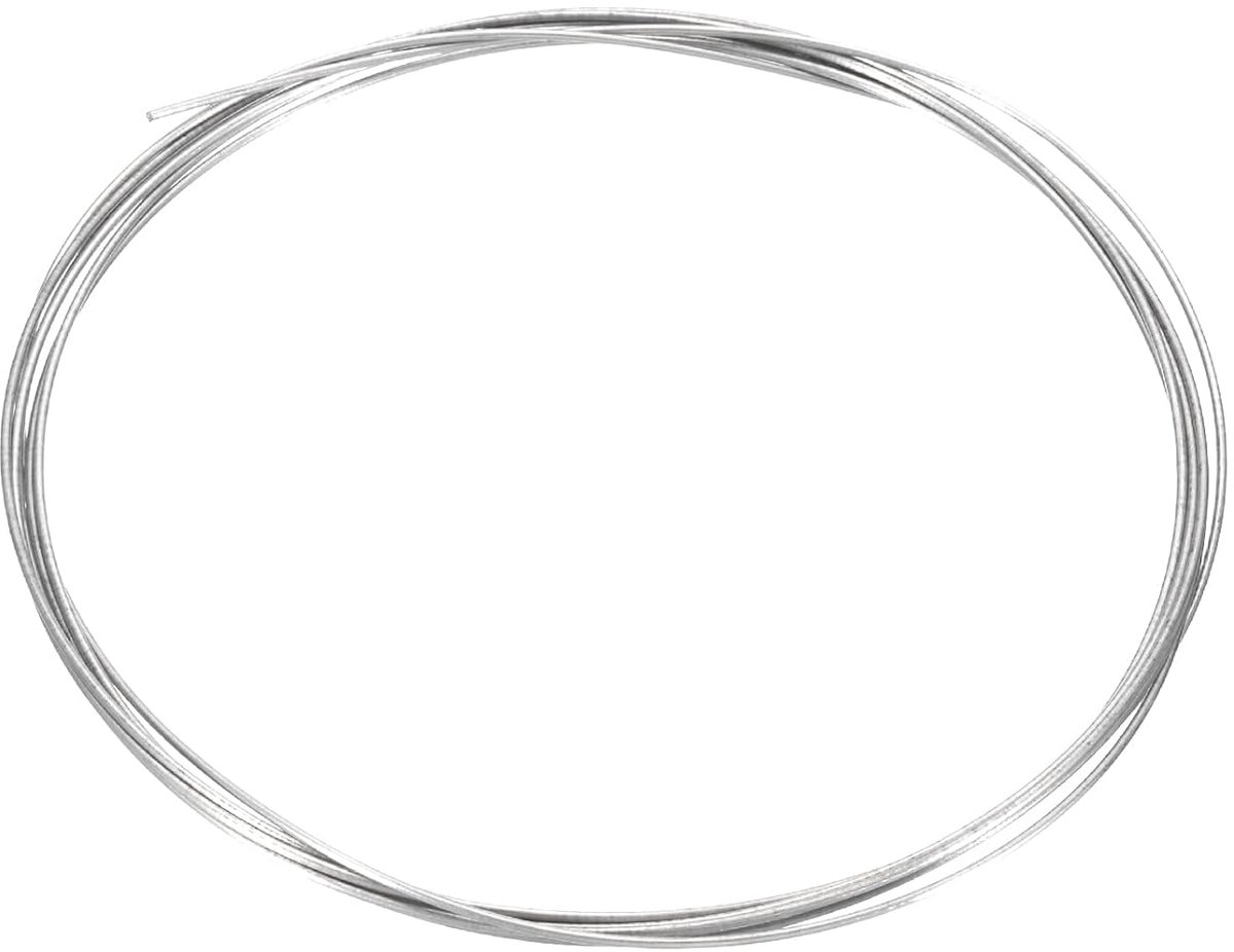Draad, 10 voet x 1,6 mm, 14 gauge TA2, puur titanium, zachte ronde draad, voor het lassen van handgemaakte sieraden, elektriciteit (zilverkleurig)