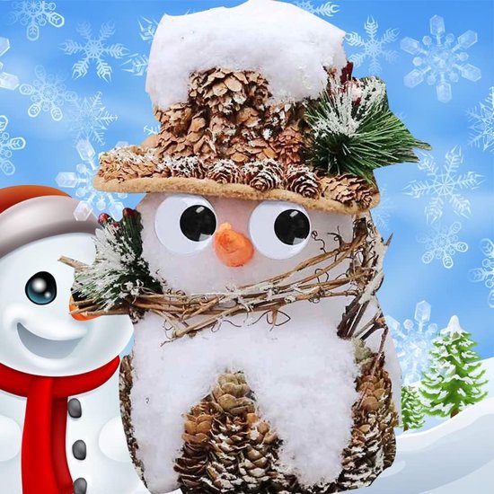 Ogen Sticker, Set van 2 Grote Ronde Ogen Sticker, Grote Ogen Mobiel, Creatieve Decoraties, voor Scrapbooking Ambachten Accessoires DIY Craft Poppen Decoraties (7cm) — afbeelding 3