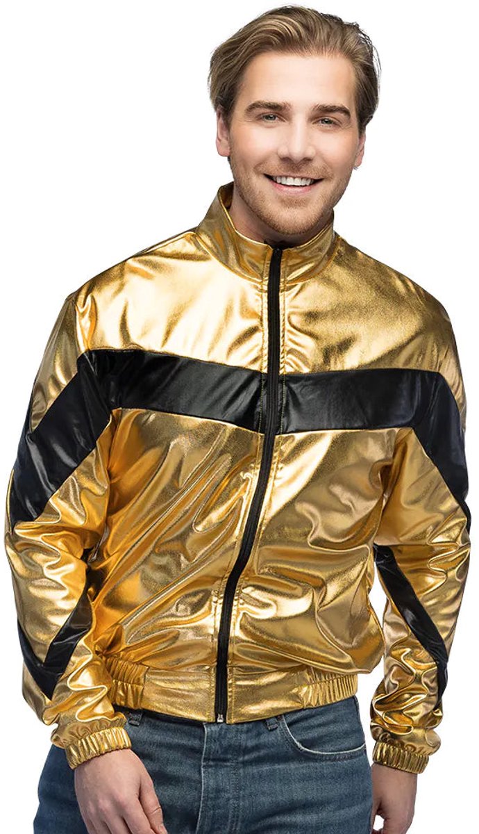 Jasje Cosmic Goud Heren Retro - Maat XL