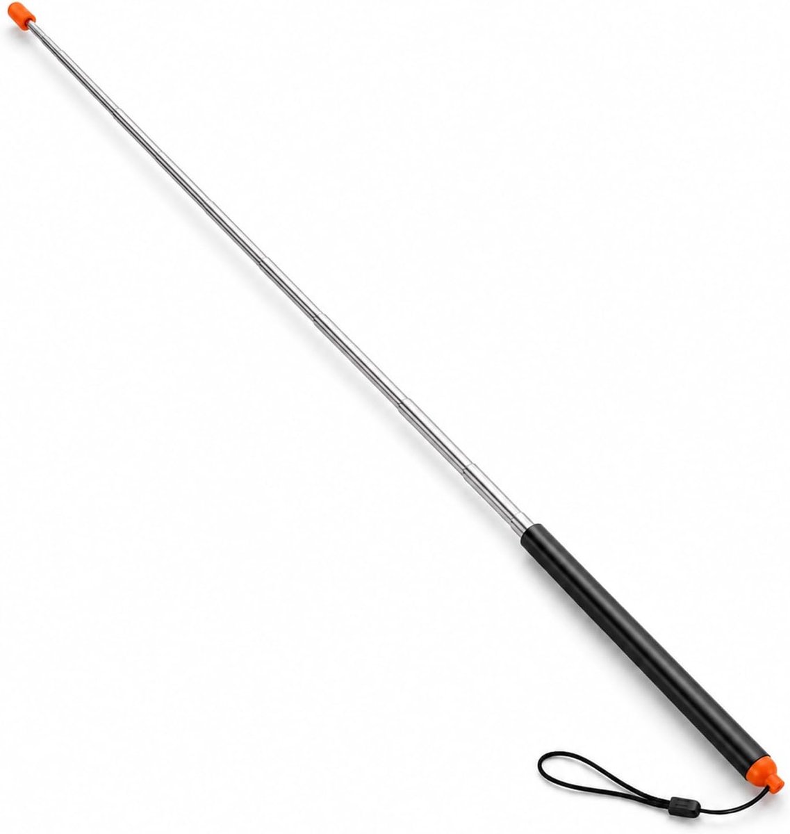 Aanwijsstaaf uittrekbaar, 99 cm telescoop leraar telescopische staaf wijsstok | Tegelstaaf van roestvrij staal, telescoop met koord voor onderwijs, presentaties, formaten, seminars, kantoor