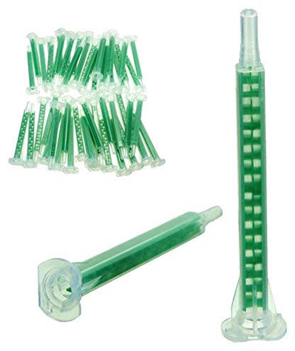 50 stks F6-16 Groene AB Lijm Mengbuis Statische Mond Sectie 16 Nozzles