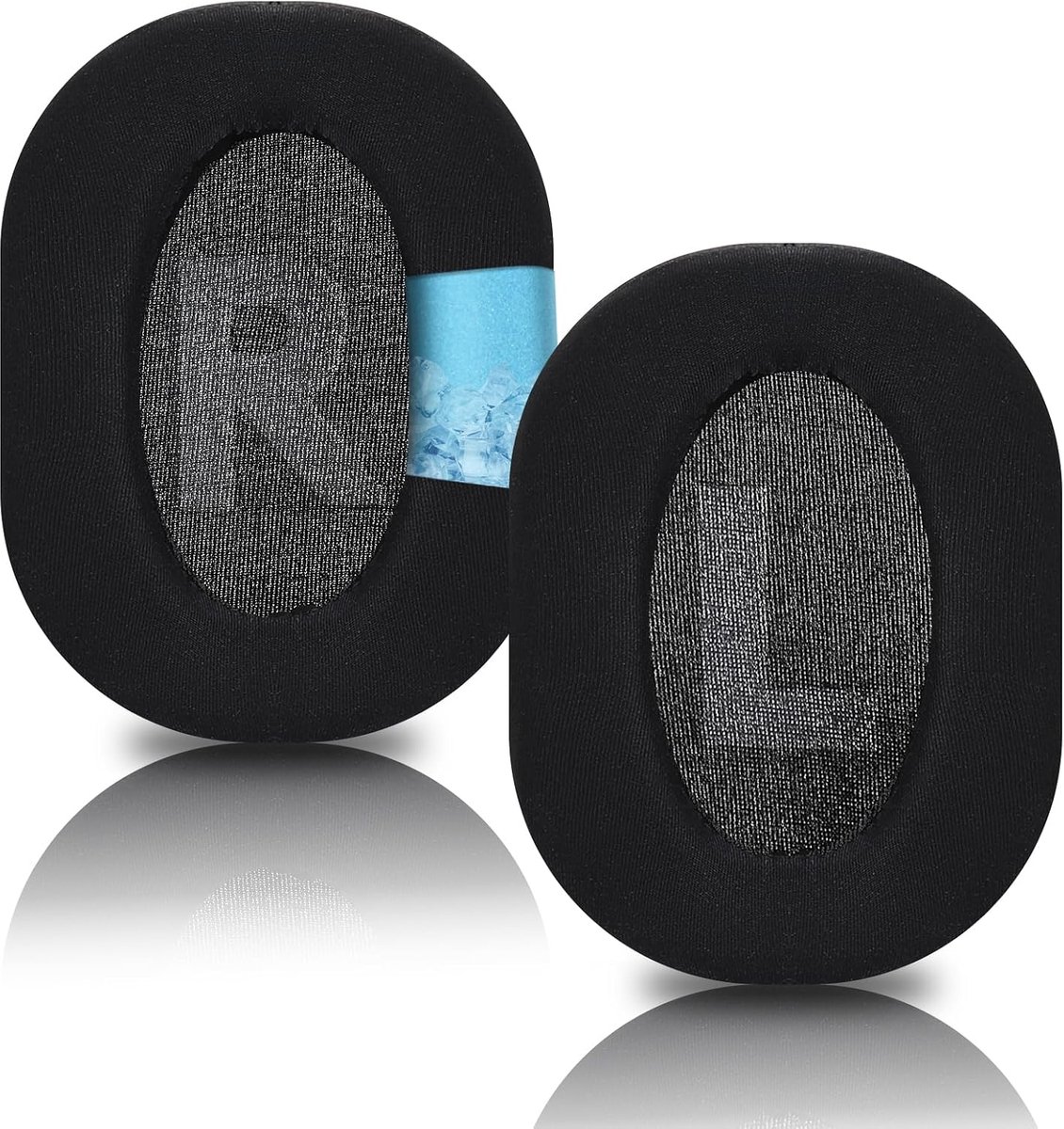 Oorkussens voor Logitech G Pro X hoofdtelefoon, met premium memory-schuim en proteïnelleer (zwart), koelgel
