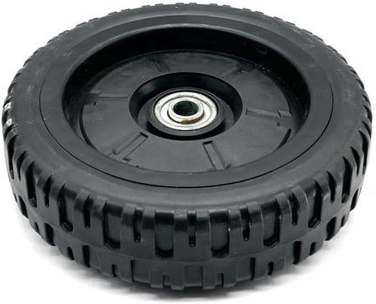 Set van 1 reserve voor- en achterwiel voor grasmaaier 17,8 cm/20,3 cm/10 inch