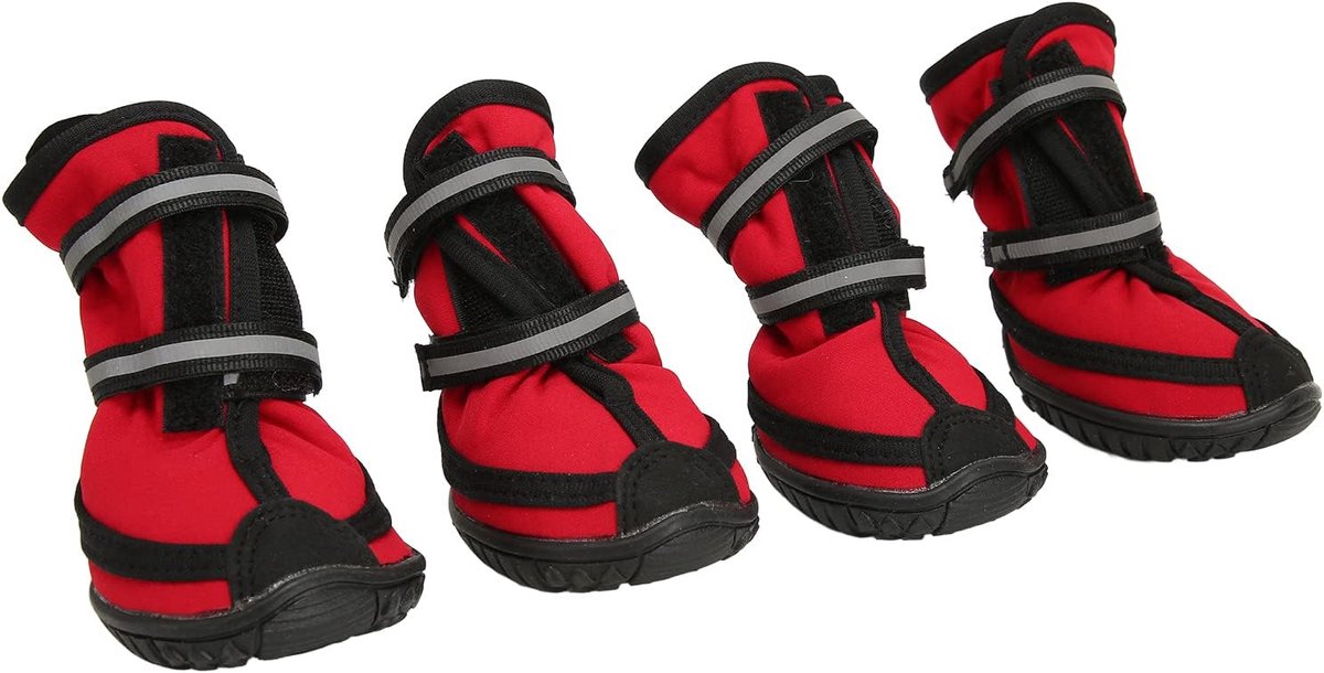 Schoenen Sterke Antislipzool Zomer Ademend Verstelbare Reflecterende Huisdierpootbeschermers Hondenwandelschoenen (XXL)