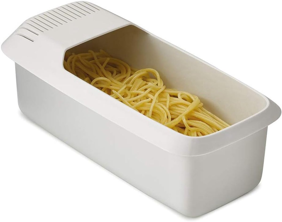Pasta Fornuis, Magnetron Spaghetti Drainer Fast Pasta Boot met Zeefsysteem voor Slaapzalen Kleine Keukens Kantoren
