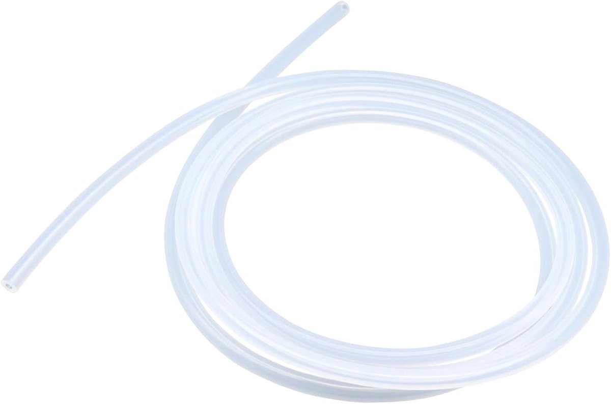 siliconen slang 3mm x 6mm 2 meter lengte, voedselveilige slangen flexibele slang helder water lucht buizen voor de pompoverdracht