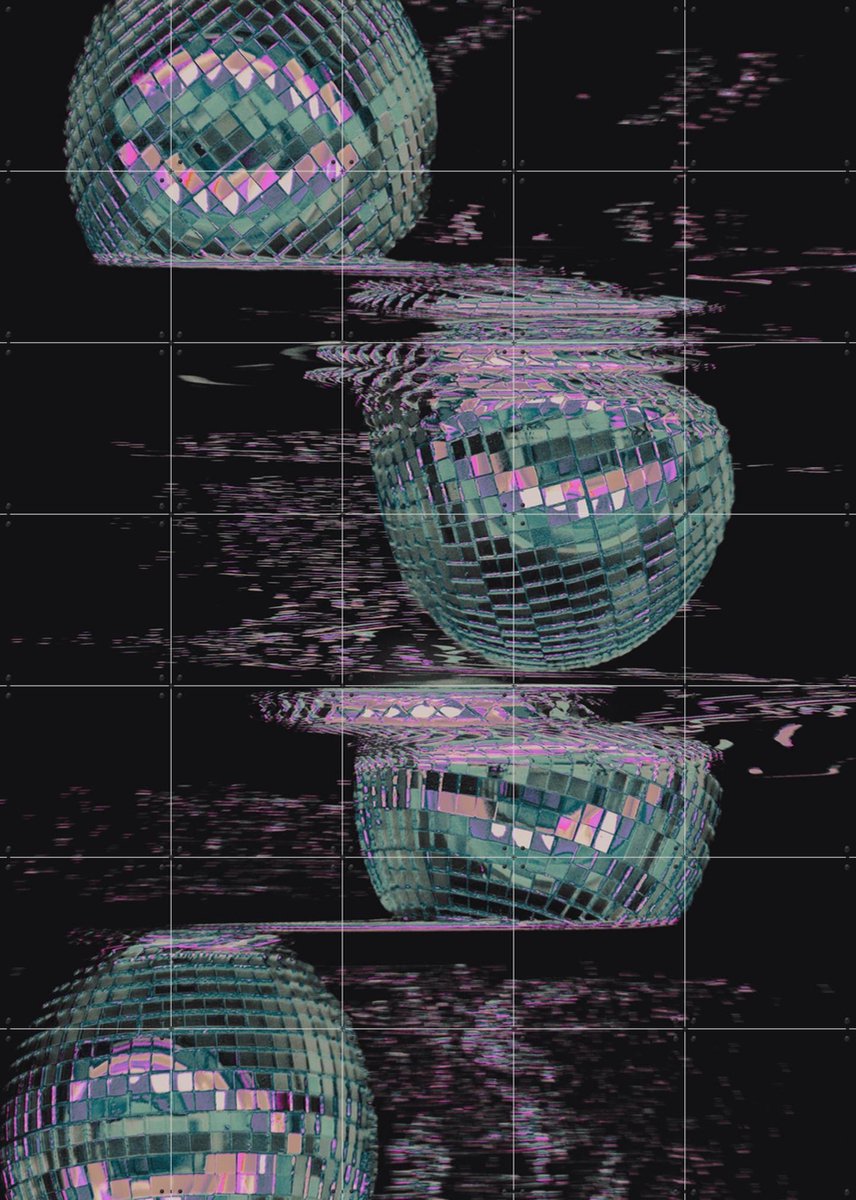 IXXI Make An Entrance, Amber Lauder - 100 x 140 cm - Gratis ophangtool - Grote wanddecoratie en posters - Minimalisme, Retro, Kleurrijk, Geometrische