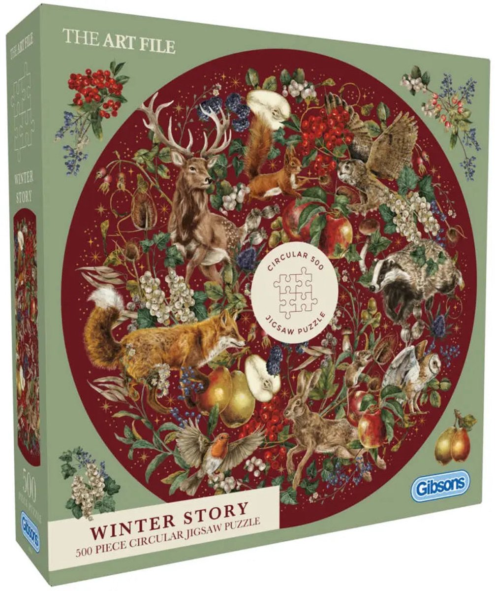 The Art File: Winter Story Puzzel 500 Stukjes