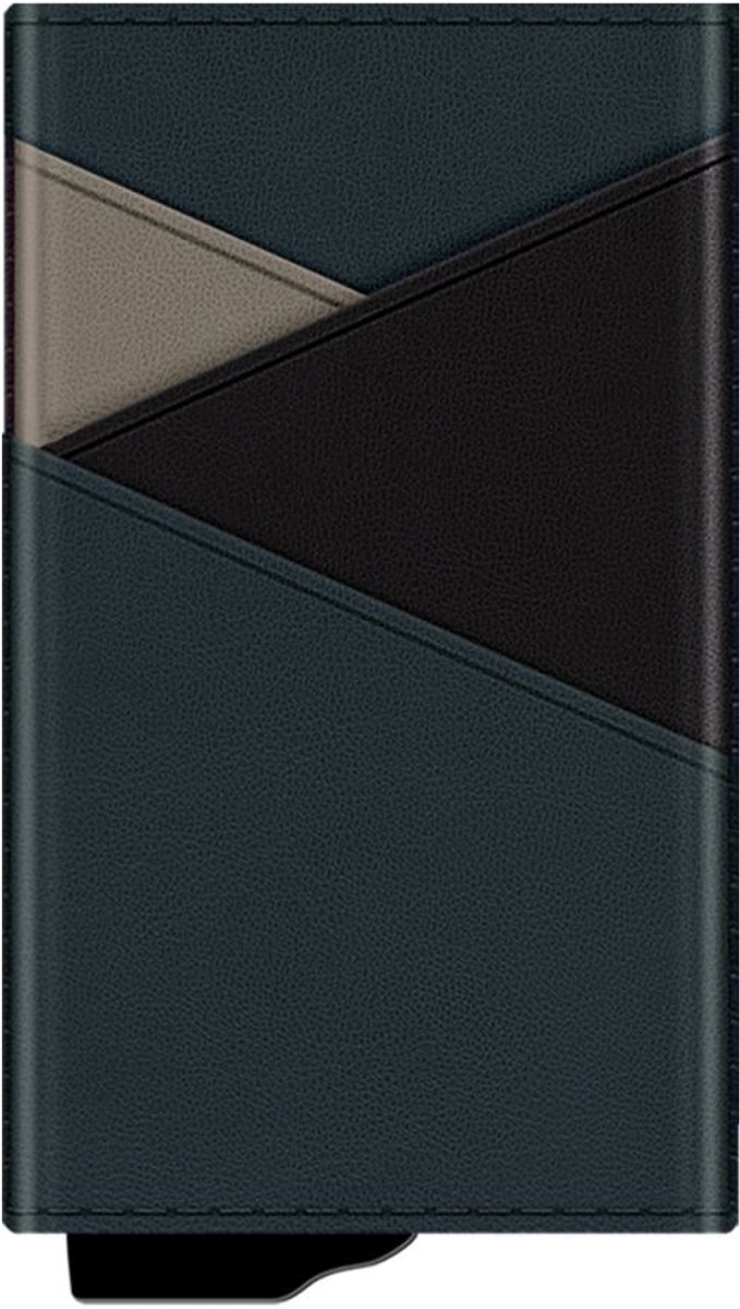 Valenta Leren Pasjeshouder - 9 Pasjes - Blauw