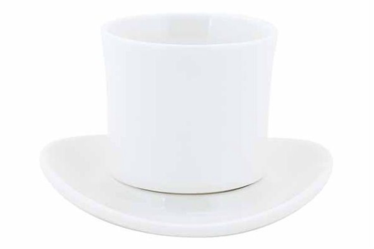 Chapeau Espresso Tas En Ondertas 90ml 10,5x10,1xh6,6cm