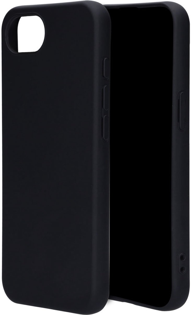 Mobiparts Hoesje geschikt voor Apple iPhone 17e Siliconen Telefoonhoesje | Mobiparts Backcover | iPhone 17e Case | Back Cover - Zwart